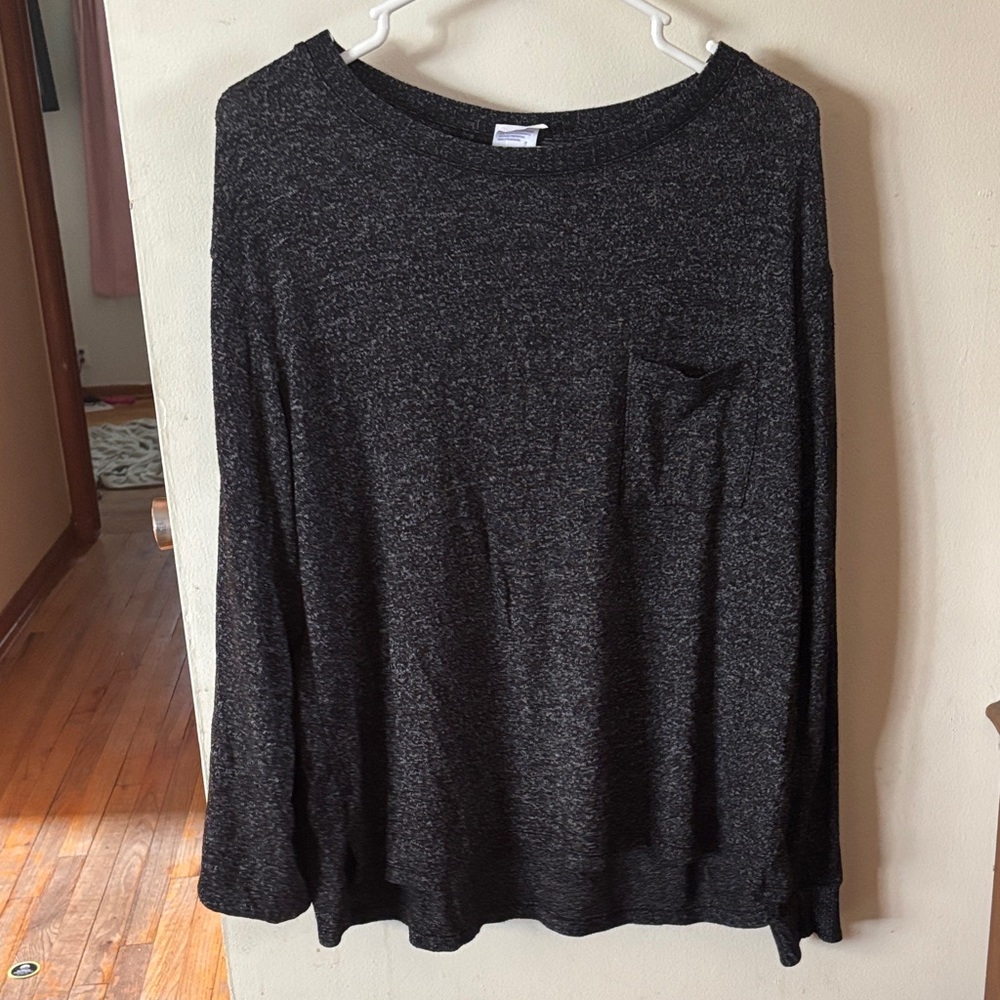 Stars Above Charcoal Knit Top